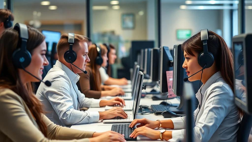 Equipe de atendimento humanizado e força de vendas