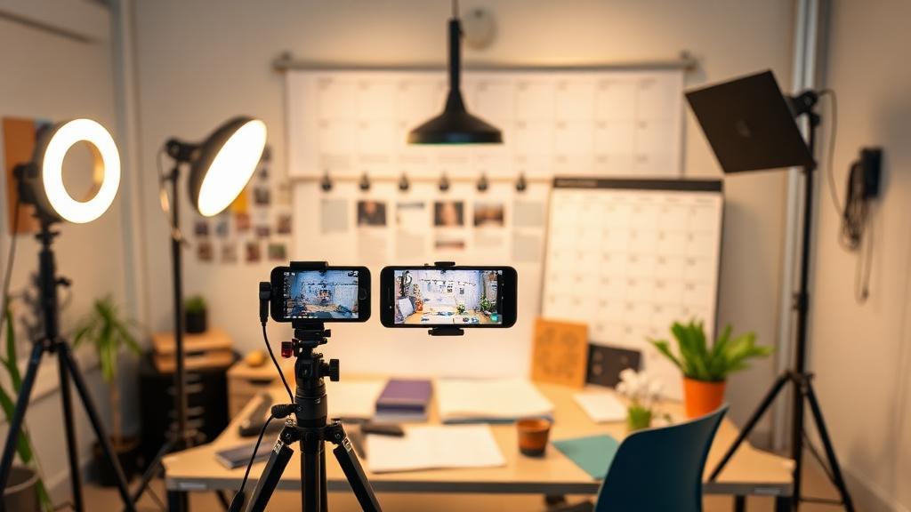 Estúdio de criação de conteúdo para redes sociais